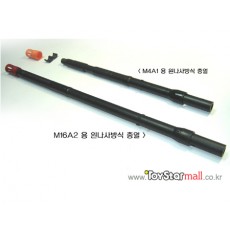 왼나사방식 총열(M4A1/M16A2:소염기 별매)