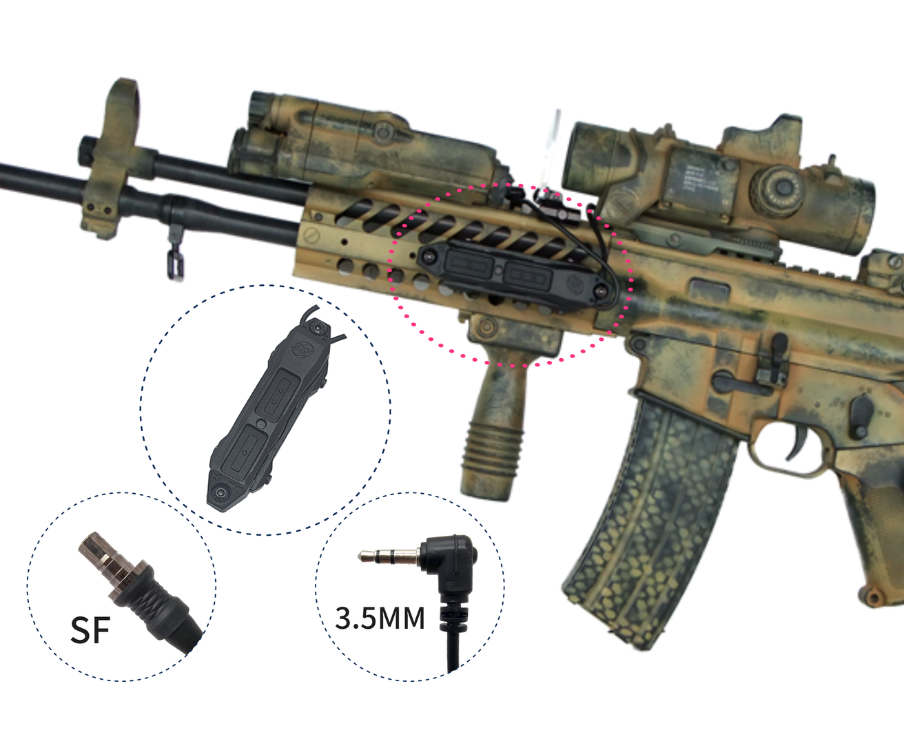 SF 나이론 이중제어스위치 (PEQ & M600)