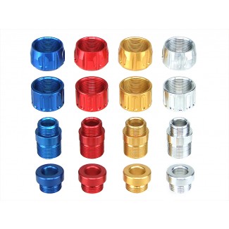 (세트상품)알루미늄 칼라파트 & 소음기어댑터 & 어댑터보호캡