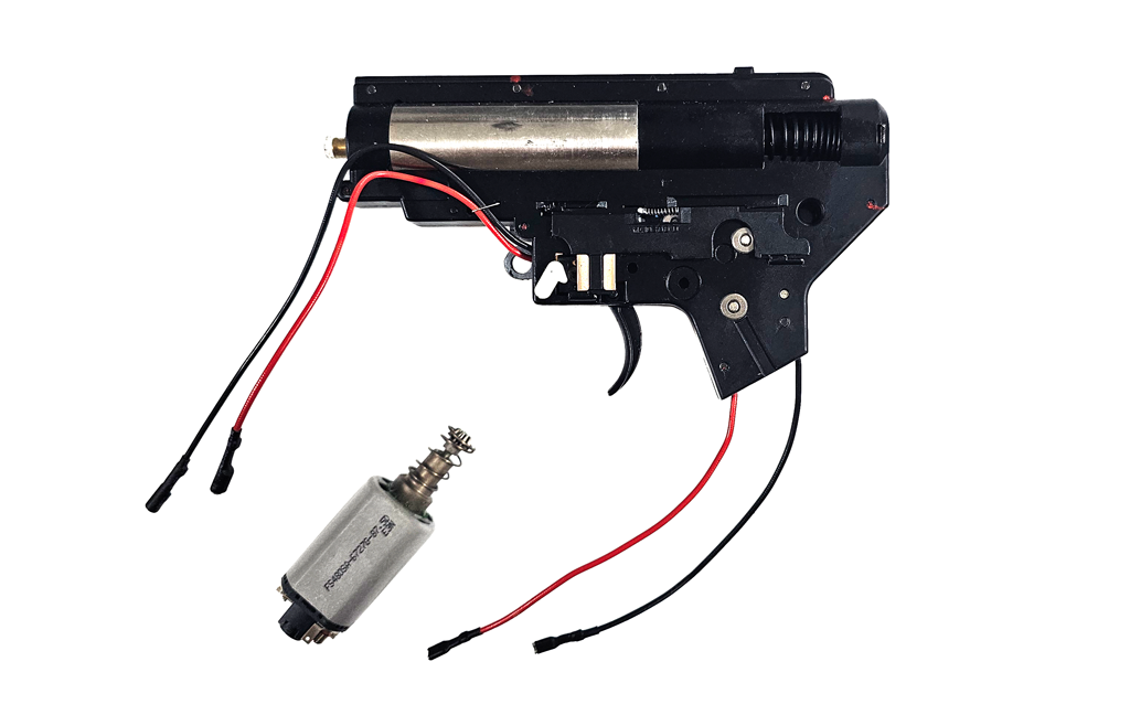 CYMA M계열 2형식 메탈 기어박스 세트 (앞배선/모터포함/퀵체인지 가이드X)